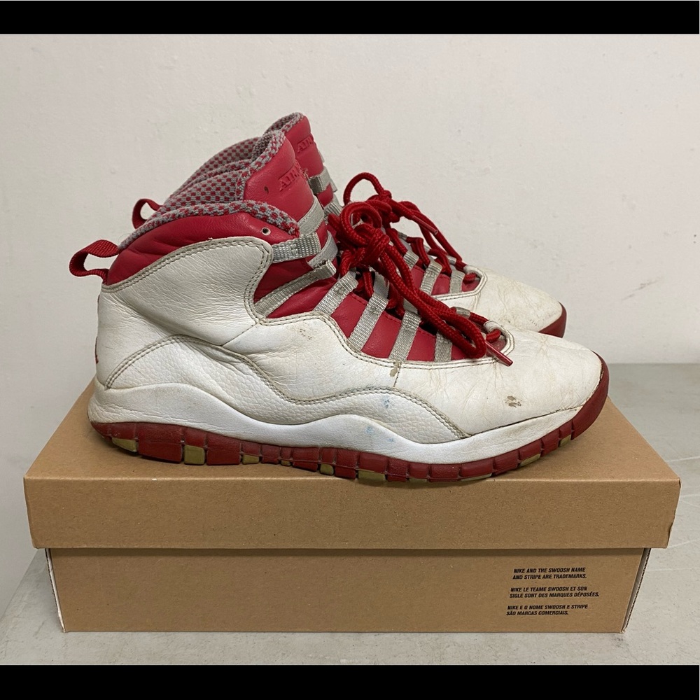 Air Jordan 10’s Red Steel